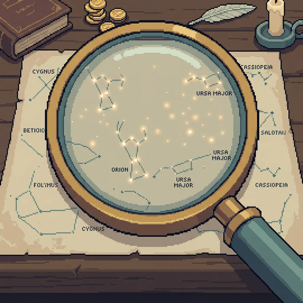 虫眼鏡で見る星座図 — 課題を深く見つめる